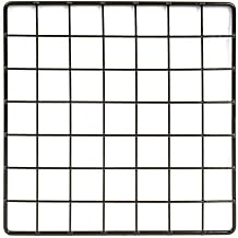 Econoco 10" X 10" Black Grid Cubbie Panel 48 Pack | Adjustable T-stand or specialty display rack, versatile freestanding design for retail boutique or showroom use