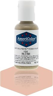 AmeriColor Blush, 0.75 Ounce Bottle, Soft Gel Paste Food Color