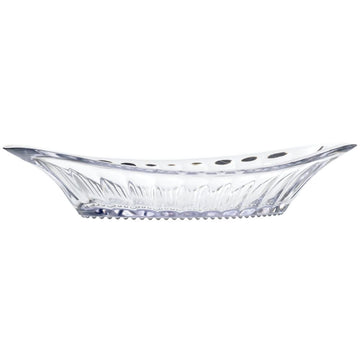 Banana Split Dish 8 Ounce Clear SAN 12 Per Case by HUBERT – 8 ounce, Plastic, Clear, Model H/BAS-8