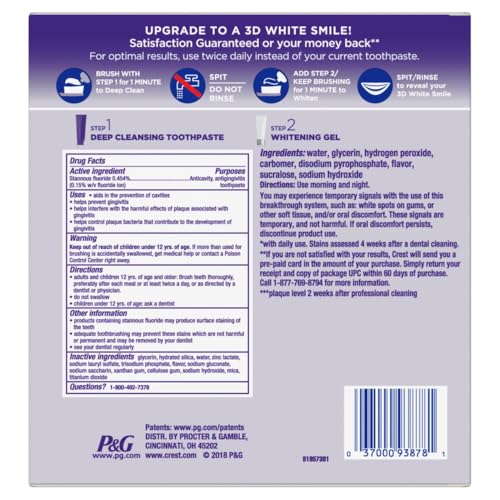 Crest Brilliance Daily / 6.3 Ounce (Pack of 4) / 1 Toothpaste