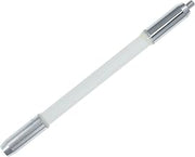 MAXOPTIMIZER 12 Inch Antenna Extension, White with Chrome Ends, Threaded Mount