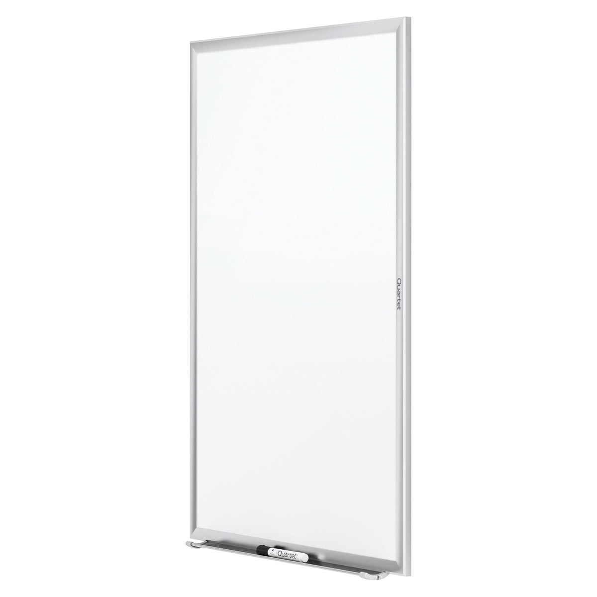 Dry Erase White Board 72"W x 48"H Magnetic Whiteboard by Quartet – 72"W x 48"H, Aluminum, Silver, Model SM537