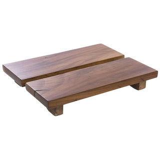 Wood Pallet Display Riser Rectangular - 15" L x 12" W x 2 1/2" H by HUBERT – Wood, Natural, Model 45059