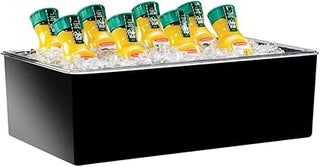 Cal-Mil 475-10-13 Melamine Housings, 10" Width x 12" Diameter x 7" Height, Black