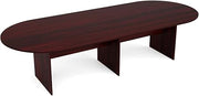 Kai by i5 Commercial 48" x 144" Racetrack Style Conference Table CT144 Mahogany
