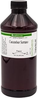 LorAnn Oils Cucumber Serrano Super Strength Bakery Flavoring, 16 oz, Liquid Extract for Cocktails, Sauces and Savory Culinary Applications USA Made