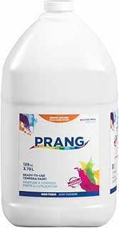 Prang Ready-To-Use Tempera Paint White 1 Gal "Product Category: Crafts & Recreation Room Products/Arts & Crafts Supplies"