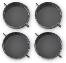 Dash Deluxe Silicone Egg Cups - For Family Size Bite Maker & Deluxe Bite Maker - Sous Vide Style - Easy to Clean & Hassle-Free Use - 4 Cups, 4-Inch Diameter