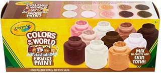 Crayola Colors of the World Washable Project Paint - Set of 10 colors, 2 oz Bottles