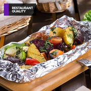 Stock Your Home 9" Inch / Silver / 100 Aluminum Foil