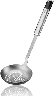 GEFU Slotted Spoon Silver PRIMELINE
