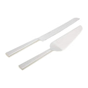 Celebration 2 Piece Cake Knife & Server Set by Oneida – 1.40 LB, Stainless Steel, Metallic, Pack of 2, Model F143002A