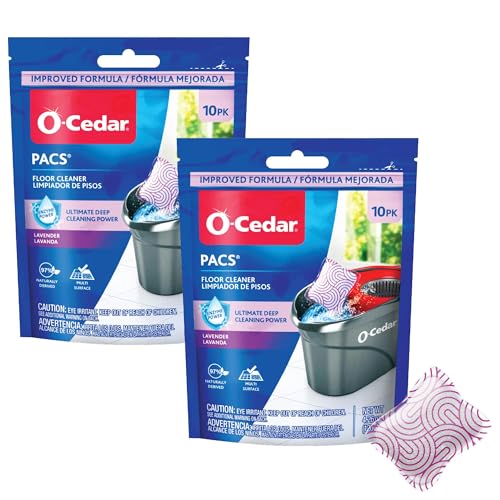 O-Cedar Lavender / 10 Count (Pack of 2) / 2 Floor Cleaners