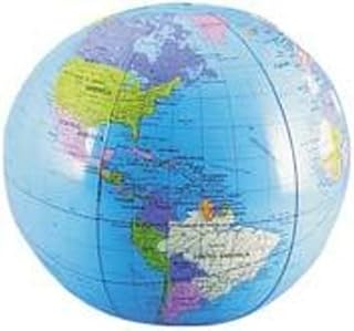 Infaltabale Globe Political 16 Inch