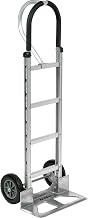 Global Industrial Aluminum Hand Truck Loop Handle, Mold-On Rubber Wheels