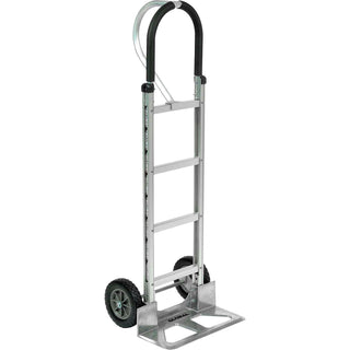Aluminum Hand Truck Loop Handle by Global Industrial – 40"L x 18"W x 51"H, Aluminum, Gray, Model 168266