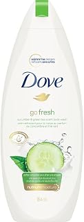 Dove Cool Moisture Cucumber & Green Tea Scent Body Wash 12 oz (Pack of 6)