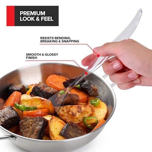Stock Your Home Clear / 24 count / 24 Serving Spoons