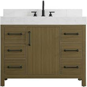 Elegant Kitchen and Bath 42" Single Bathroom Vanity in Chestnut Brown