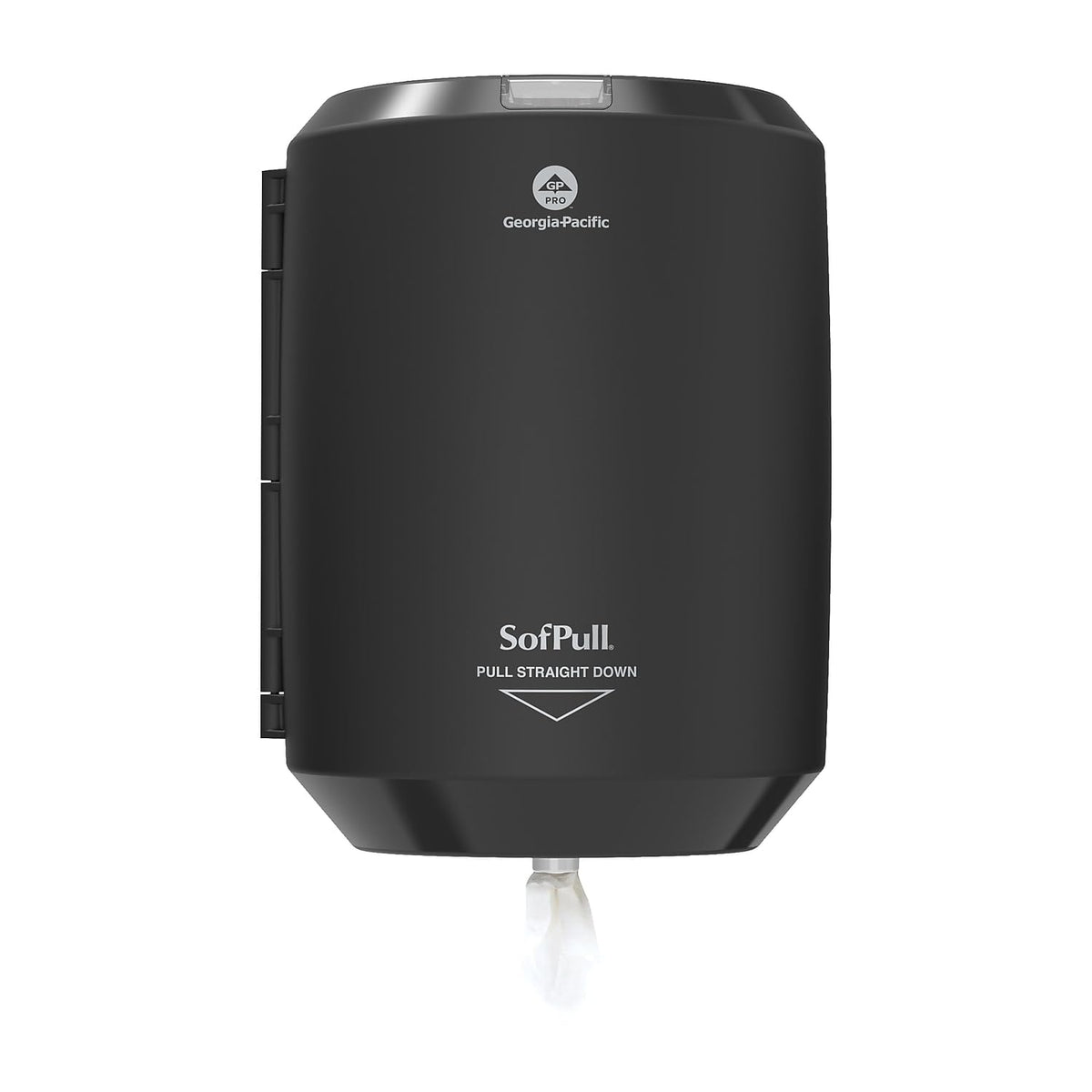 SofPull Junior Centerpull Paper Towel Dispenser by GP PRO () by Georgia-Pacific – Junior Capacity, Plastic, Black, Model 58008