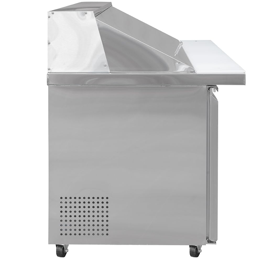 70 3/8" Mega Top Sandwich/Salad Prep Table w/Refrigerated Base by MOTAK – 75.59x38.98x49.21, In Description, Check Images, Model MST-72-30-X