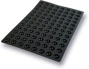 Silikomart SQ015 96 Compartment Mini Half Sphere Silicone Baking Mold - 1 3/8" x 1 3/8" Cavities