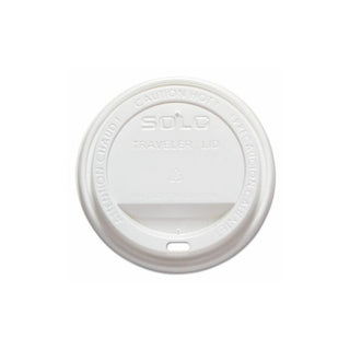CUP Traveler Sip-Thru Lid by SOLO – Polypropylene, white, Model SCC TLP316
