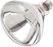 Satco S4885-250 Watt R40 Incandescent Clear Heat Light Lamp Bulbs - 120 Volt - Shatter Proof - Rated for 6,000 Hours (2 Pack)