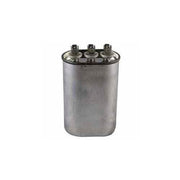 Oval Run Capacitor by Rotom – 1.75"L x 1.75"W x 4.75"H, Metal, Multicolor, Model 45/5DV