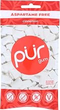 Pur Gum Cinnamon Gum, 80 Gram - 57 pieces per pack - 12 packs per case.