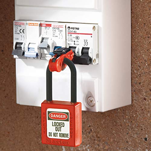 Master Lock Standard Toggles / Red / Modern Miniature Circuit Breakers