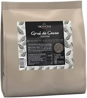 VALRHONA Grue De Cacao Cocoa Nibs. Roasted Cocoa Beans Add Crunchy Texture and Visual Appeal. Sprinkle Over Desserts Or Fold Into Cookies or Ice Cream. Strong Chocolate Flavor. 1kg (1 Bag) | Roasted Cocoa Beans, Crunchy Texture, Strong Chocolate Flavor, Visual Appeal