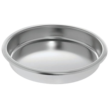 Chafer Chafing Dish Food Pan 6 1/3 Quart Round Stainless Steel by HUBERT – 6.3 Quarts, 6.33 quarts, Stainless Steel, Silver, Model YH731-FP