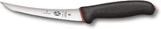 Victorinox Dual Grip 6" Boning Knife, Curved, Super Flex Narrow Blade, Black Handle