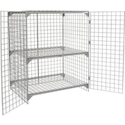 Global Industrial 4' x 2' x 5' / Gray / Industrial Storage Lockers