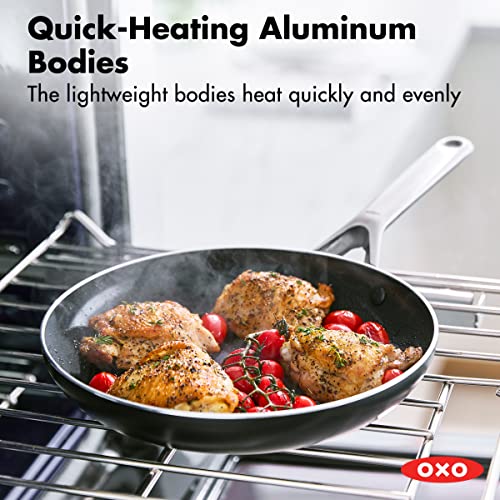 OXO Negro / 10" Frying Pan Skillet (Pack of 4) / Agility Skillets