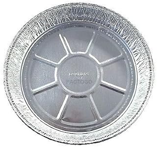 Handi-Foil 9" Round Aluminum Foil Cake - Disposable Baking Pan (Pack of 12)