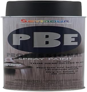 Seymour 20-1679 PBE Professional Trim Spray Paint, Semi-Gloss Black | Flexible Coating for Bumpers, Trim, Plastic and Metal, Heat Resistant, VOC Compliant