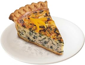Sara Lee Chef Pierre Unbaked Spinach Quiche, 10 inch -- 6 per case.