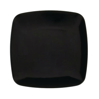 D11SQR-B Square Platter Black Plastic 11" Square by Elite Global Solutions – Large, Melamine, Black, Model 848552007418