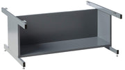 Open Base 20" H by Safco – High Base, Alloy Steel, Grey, Model 4977GR