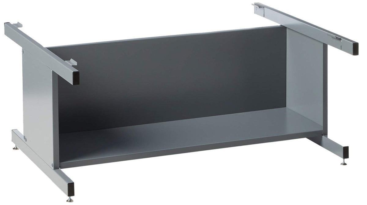 Open Base 20" H by Safco – High Base, Alloy Steel, Grey, Model 4977GR