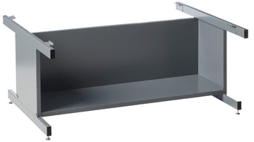 Open Base 20" H by Safco – High Base, Alloy Steel, Grey, Model 4977GR