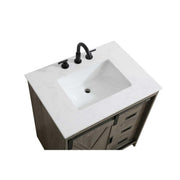 Austin Bathroom Vanity Rustic Grey by Lighting Design – Engineered Wood, Rustic Grey, Model VF90530RG