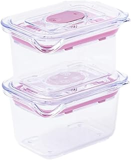 Prepara Latchlok Click Container, 0.9 Cup Leakproof Snack & Dip Storage, Set of 2 - Rose