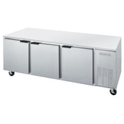 Beverage-Air 93" Three-Section Undercounter Refrigerator by Beverage Air – Stainless Steel, Model UCR93A