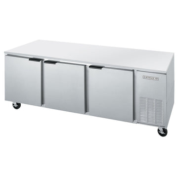 Beverage-Air 93" Three-Section Undercounter Refrigerator by Beverage Air – Stainless Steel, Model UCR93A