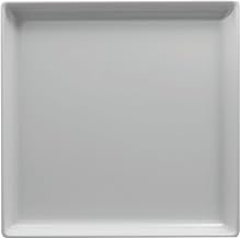 HUBERT Square Serving Tray White Melamine - 14" L x 14" W x 1 1/2" H