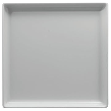 Square Serving Tray White Melamine - 14" L x 14" W x 1 1/2" H by HUBERT – 14" x 14" x 1.5", Melamine, White, Model HUM1414-NW