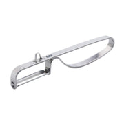12520 Hangable Potato Peeler by GEFU – 17 x 4 x 1 cm, Alloy Steel, Silver, Model GF12520